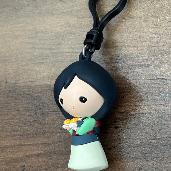 DISNEY Princess MULAN 3D Figural BAG CLIP Backpack Series 44 Egg Tarts Blind Bag - Picture 3 of 7